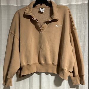 Nike Tan Women's Pullover Sweater